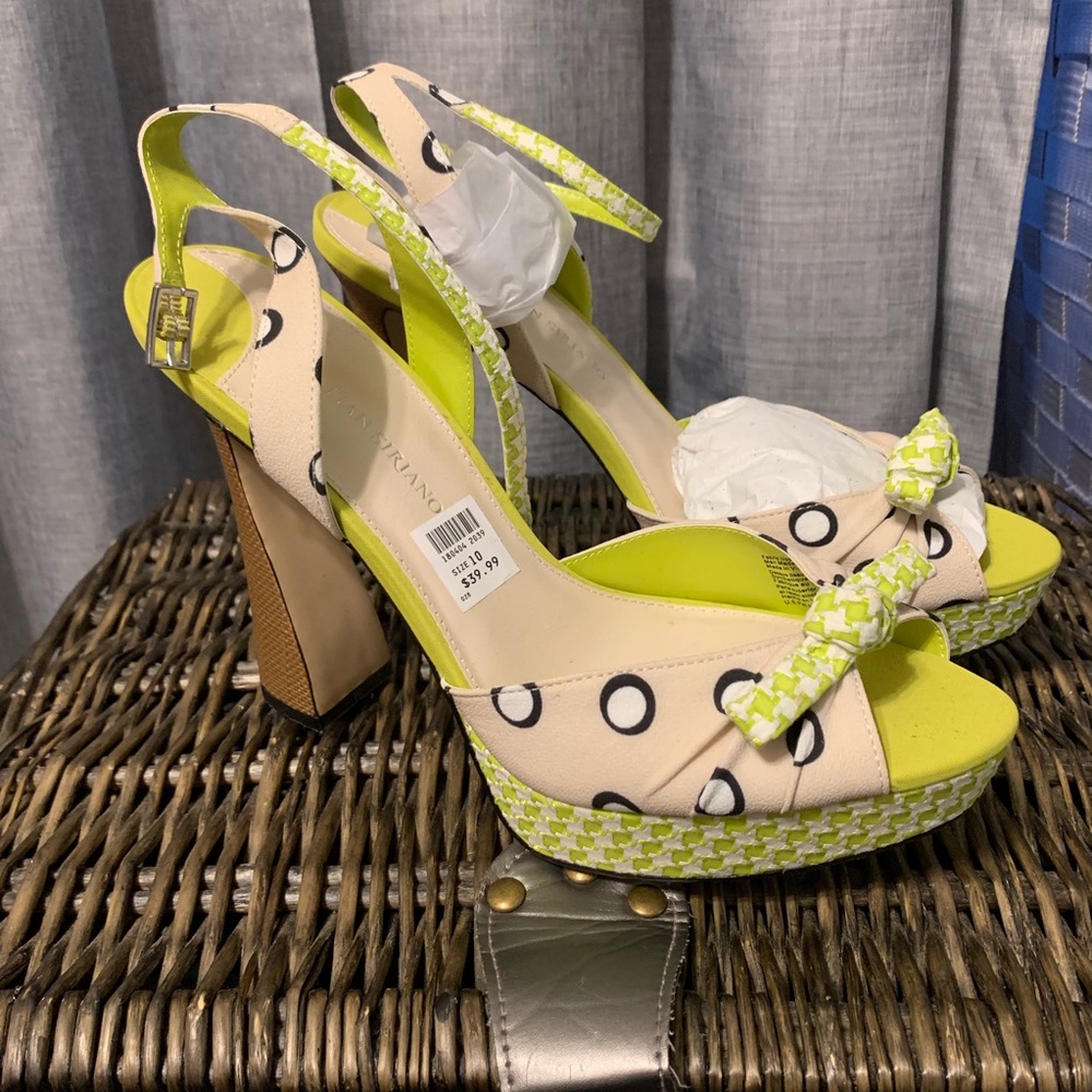 *BRAND NEW* Christian Siriano Polka Dot Platforms